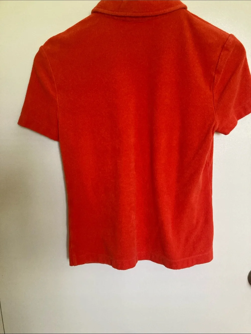 Tory Burch Terry Polo with Logo Buttons